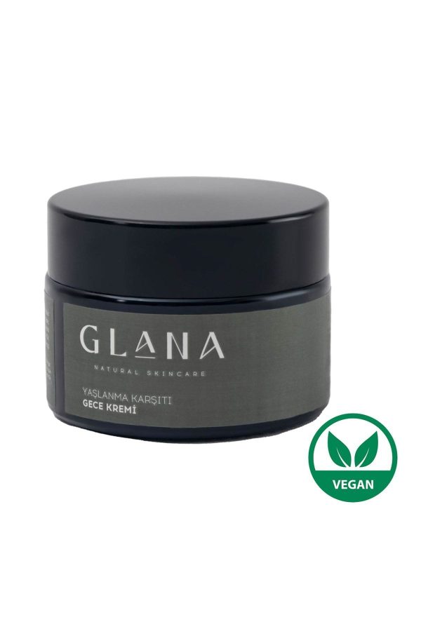 کرم صورت اورجینال برند Glana cosmetics مدل Anti-Aging Night Cream کد 208028790