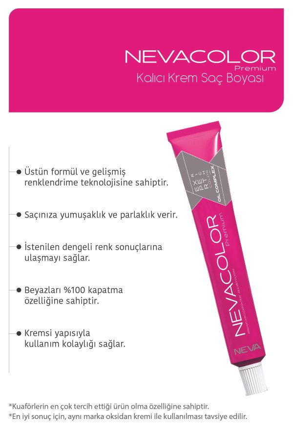 رنگ مو اورجینال برند Nevacolor premium کد 806740106 - Image 2