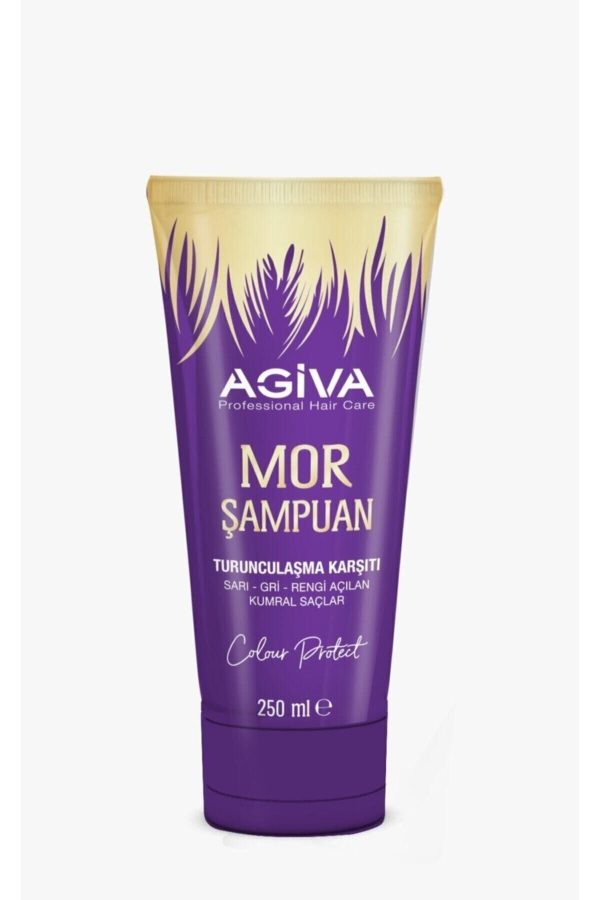 شامپو اورجینال برند Agiva مدل Purple Shampoo Anti-Brassiness 250 ml کد 72309993