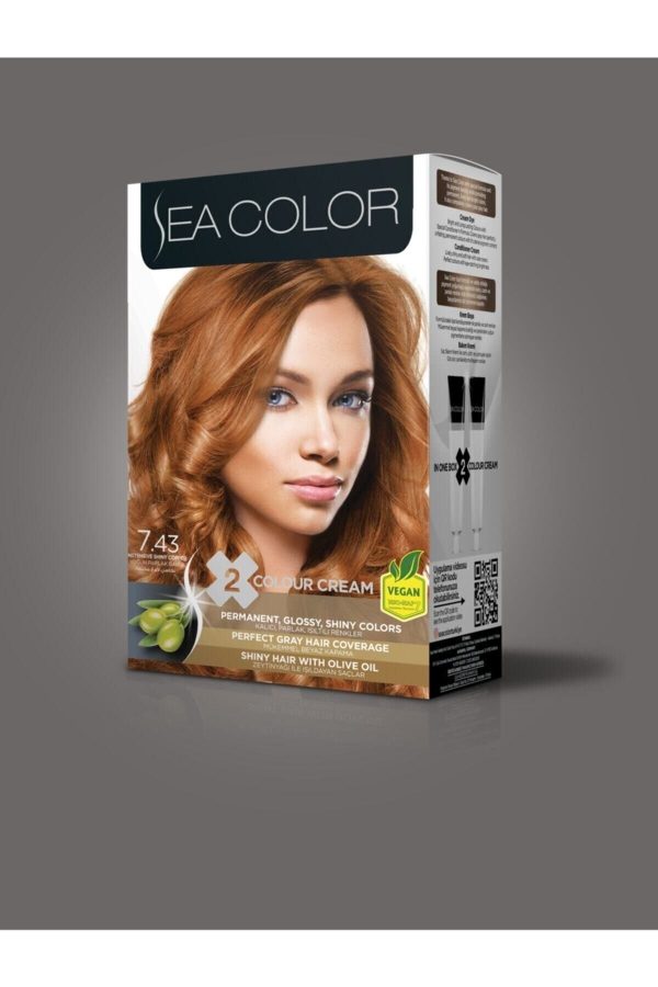رنگ مو اورجینال برند Sea color مدل Intense Shiny Copper کد 225813128