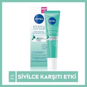 کرم صورت اورجینال برند Nivea مدل Derma Skin Clear Night Exfoliator کد 802952862