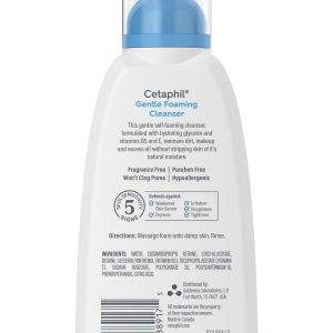 پاک کننده صورت اورجینال برند Cetaphil مدل Gentle Skin Cleanser Foam 236ml کد 43418893