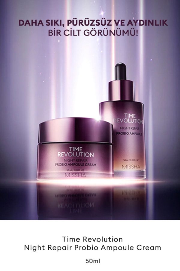کرم صورت اورجینال برند Missha مدل Time Revolution Probio Ampoule Cream کد 31185752 - Image 2