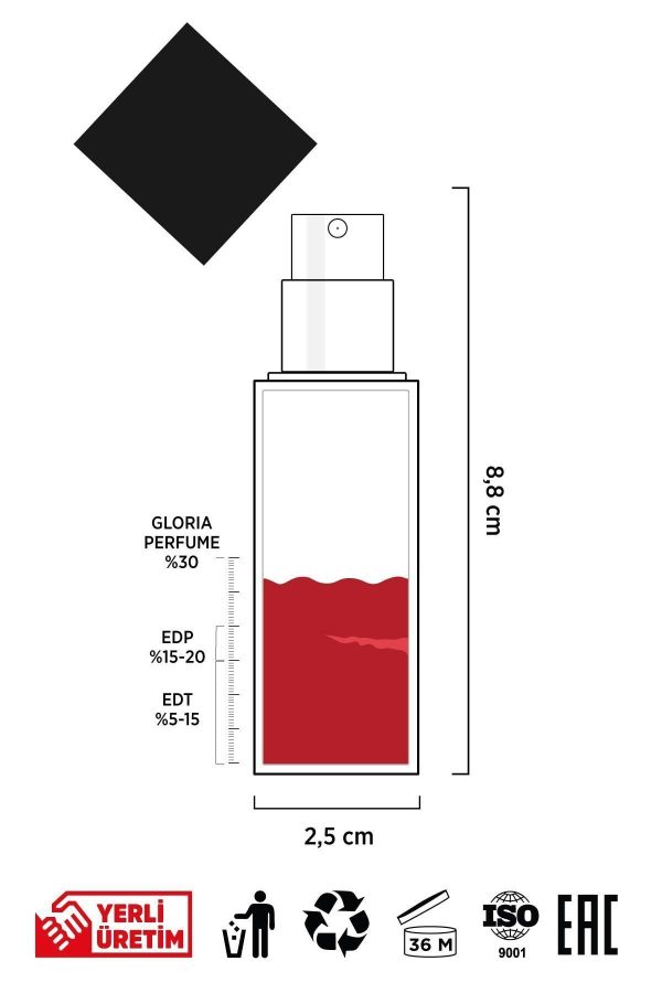 ادکلن اورجینال برند Gloria perfume مدل Gloria Perfume Queen Elizabeth Edp کد 98892431 - Image 3