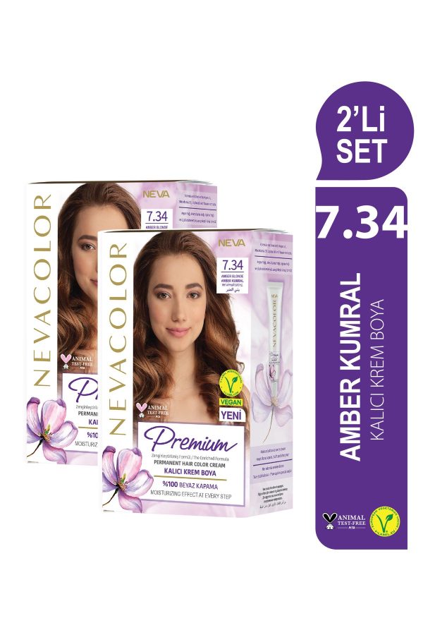 رنگ مو اورجینال برند Nevacolor premium مدل Premium 2'Lİ SET کد 818553536