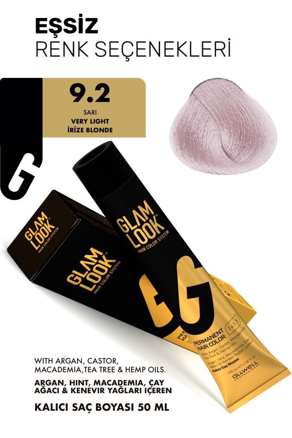 رنگ مو اورجینال برند Glam look مدل Very Light Irize Blonde کد 765322738