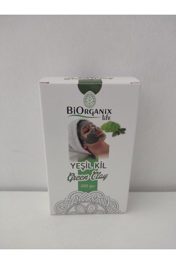 ماسک صورت اورجینال برند Biorganix life مدل Green Clay Mask کد 321202876