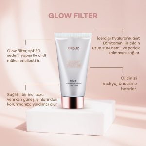 ضد آفتاب صورت اورجینال برند Brouz مدل GLOW FILTER SPF 50 کد 760237846