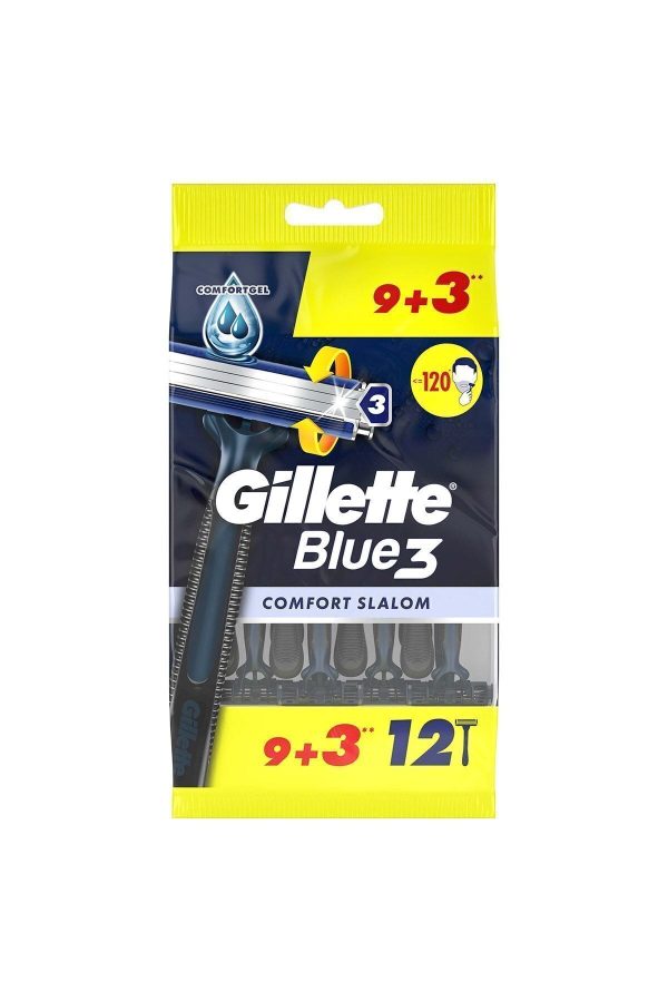 ژیلت و ریش تراش اورجینال برند Gillette مدل Blue 3 Comfort Slalom کد 735990471 - Image 2