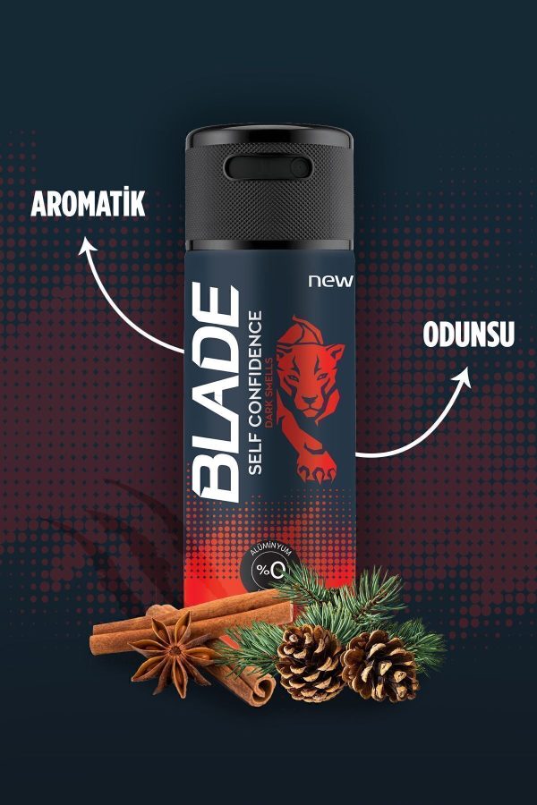 دئودورانت اورجینال برند Blade مدل Blade Self Confidence 6x150ml کد 276064872 - Image 5