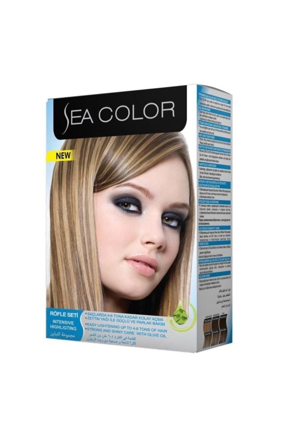 رنگ مو اورجینال برند Sea color کد 72165560