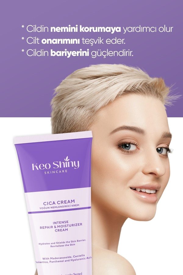 کرم صورت اورجینال برند Keo shiny مدل Cica Cream کد 831906980 - Image 2