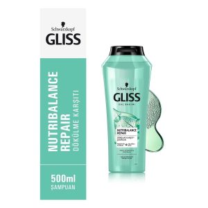 شامپو اورجینال برند Gliss مدل Nutribalance Repair Şampuan 500 ml کد 88813232
