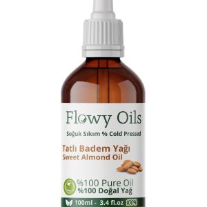 روغن بادام اورجینال برند Flowy oils مدل Sweet Almond Oil 100ml کد 377370657