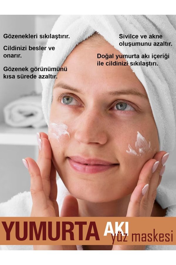 ماسک صورت اورجینال برند Bs bubbles cosmetic مدل Soyulabilir Yumurta Akı Yüz Maskesi کد 314561119 - Image 2
