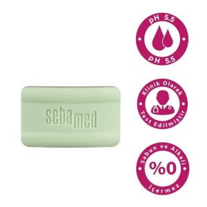 پاک کننده صورت اورجینال برند Sebamed مدل Sabun Compact Cleansing Bar 100gr کد 463698231