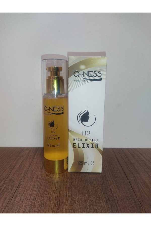 روغن و سرم مو اورجینال برند Q ness professional مدل 112 Hair Rescue Elixir کد 739065104 - Image 2