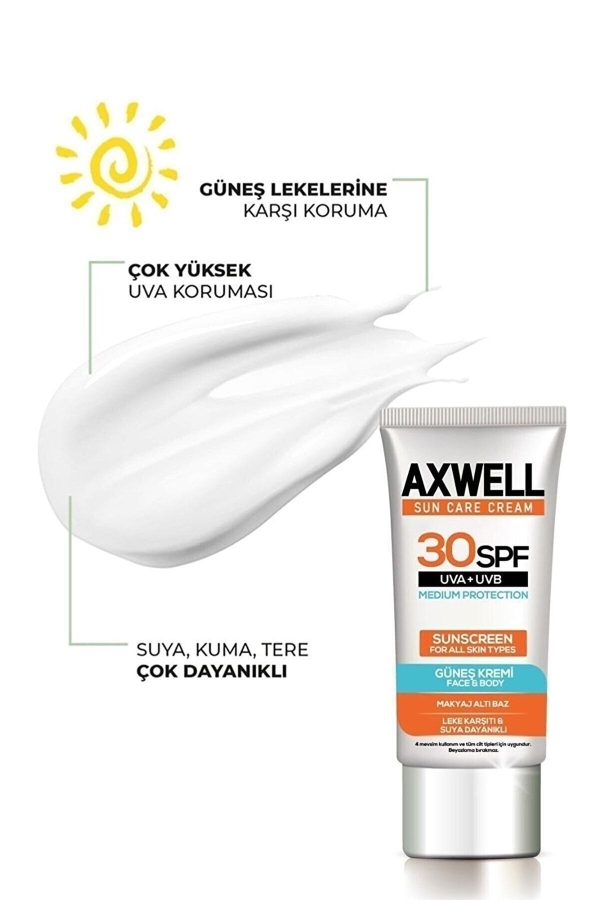 ضد آفتاب صورت اورجینال برند Axwell کد 345058779 - Image 2
