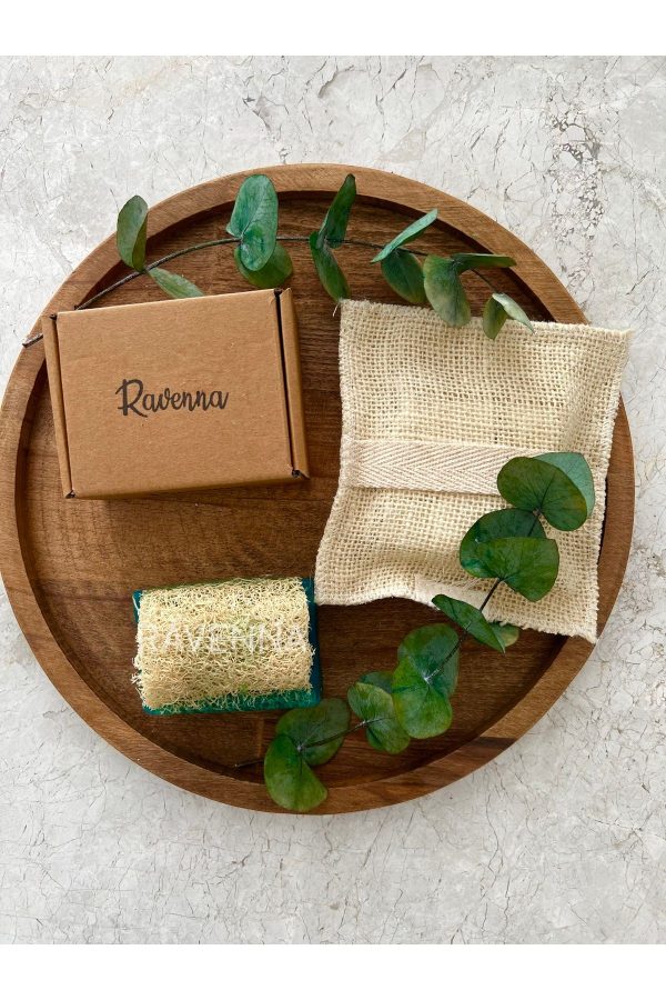 صابون جامد اورجینال برند Ravenna مدل Natural loofah handmade ocean soap کد 338960428 - Image 2