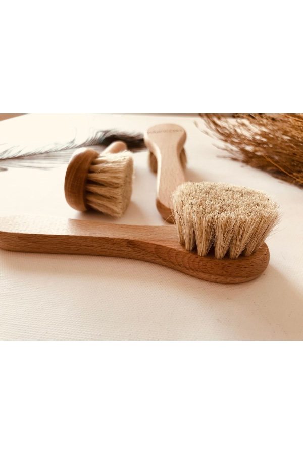 برس سلولیت اورجینال برند Wmoloxs مدل 100% Natural Horsehair Face Brush کد 265880342 - Image 2