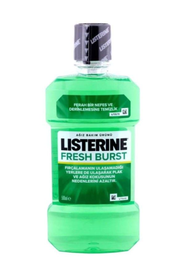 دهانشویه اورجینال برند Listerine مدل Fresh Burst Green Mouthwash کد 35520842 - Image 2