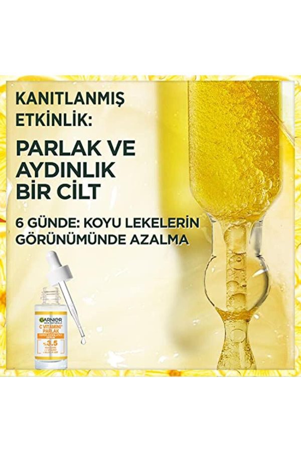 ماسک صورت اورجینال برند Garnier مدل Vitamin C Brightening Serum کد 242427230 - Image 2