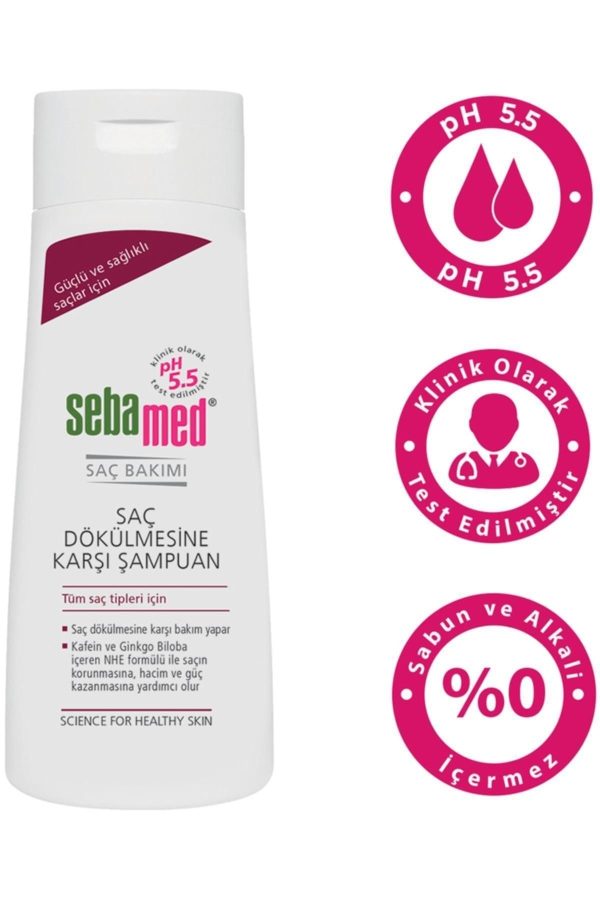 فوم مو اورجینال برند Sebamed مدل Anti-Hair Loss Shampoo 400 ml کد 132321977 - Image 2