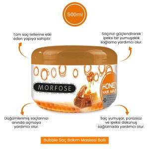 ماسک مو اورجینال برند Morfose مدل Hair care mask 500 ml کد 32412282
