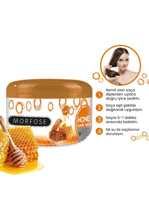 ماسک مو اورجینال برند Morfose مدل Hair care mask 500 ml کد 32412282 - Image 3