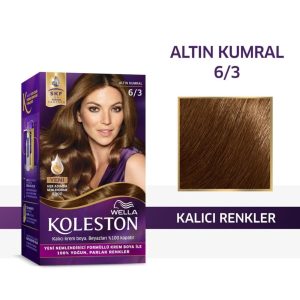 رنگ مو اورجینال برند Wella مدل 6/3 Altın Kumral کد 265138092