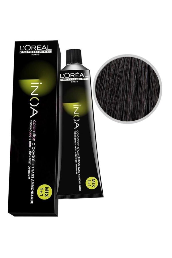 رنگ مو اورجینال برند L oreal professionnel مدل Inoa 4 Kahve کد 736272896 - Image 2