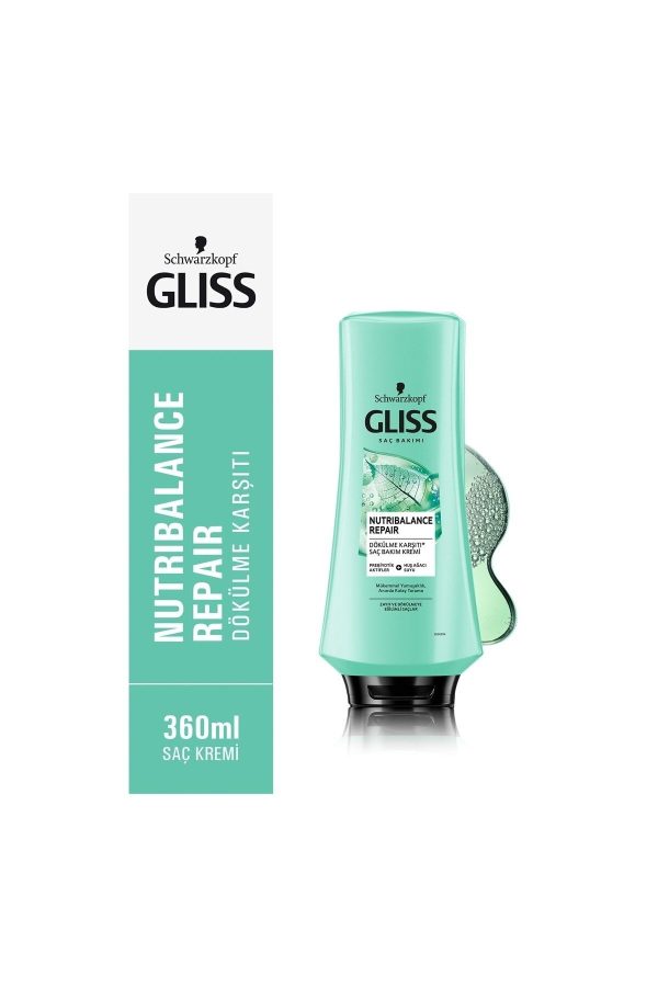 کرم مو اورجینال برند Gliss مدل Nutribalance Hair Conditioner 360 Ml کد 278899819 - Image 2