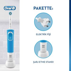 مسواک برقی اورجینال برند Oral b مدل D100 Cross Action کد 33986486