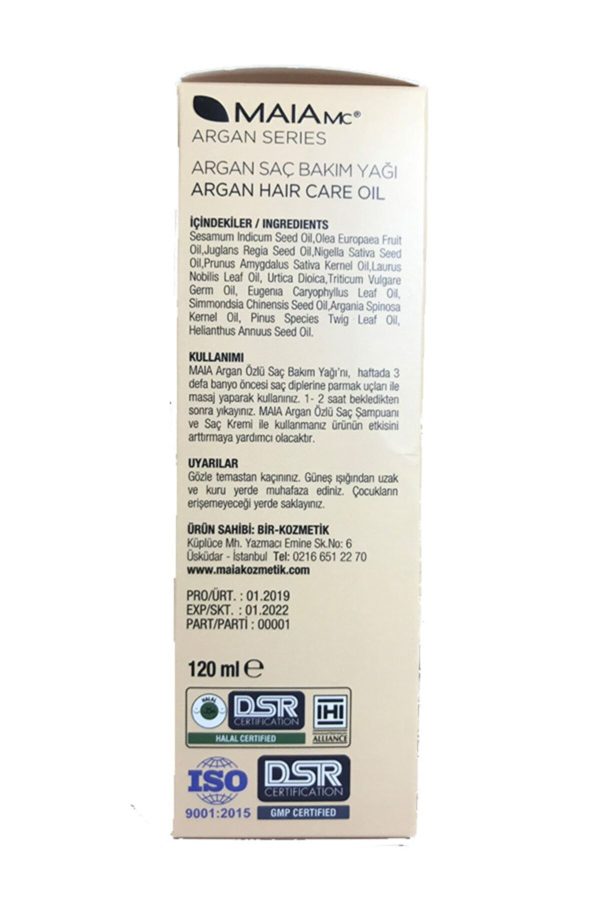 روغن و سرم مو اورجینال برند Maia mc مدل 120 ml Argan Hair Oil کد 40379616 - Image 2