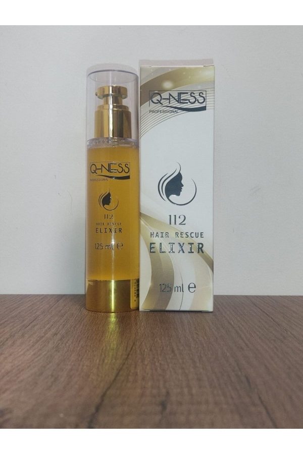 روغن و سرم مو اورجینال برند Q ness professional مدل 112 Hair Rescue Elixir کد 739065104 - Image 3