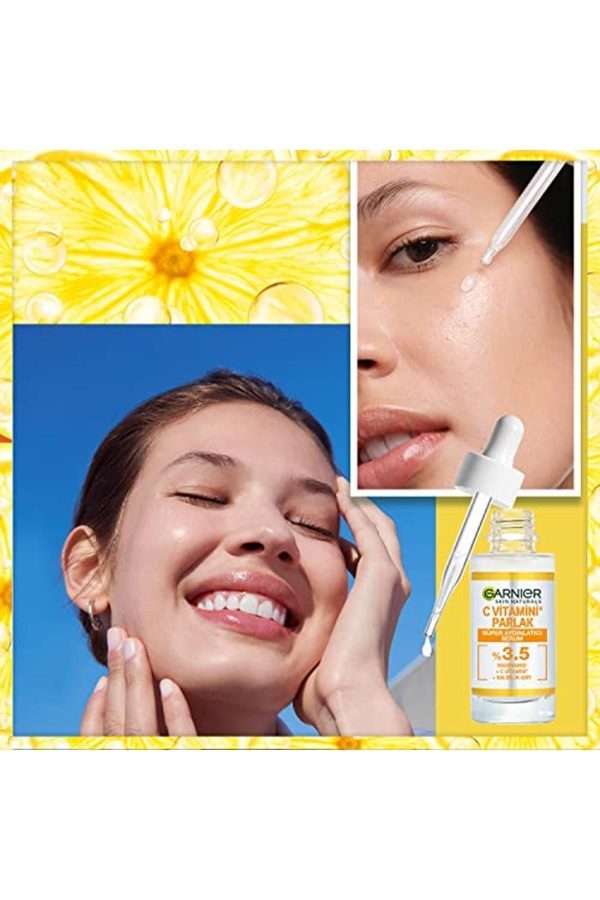 ماسک صورت اورجینال برند Garnier مدل Vitamin C Brightening Serum کد 242427230 - Image 3