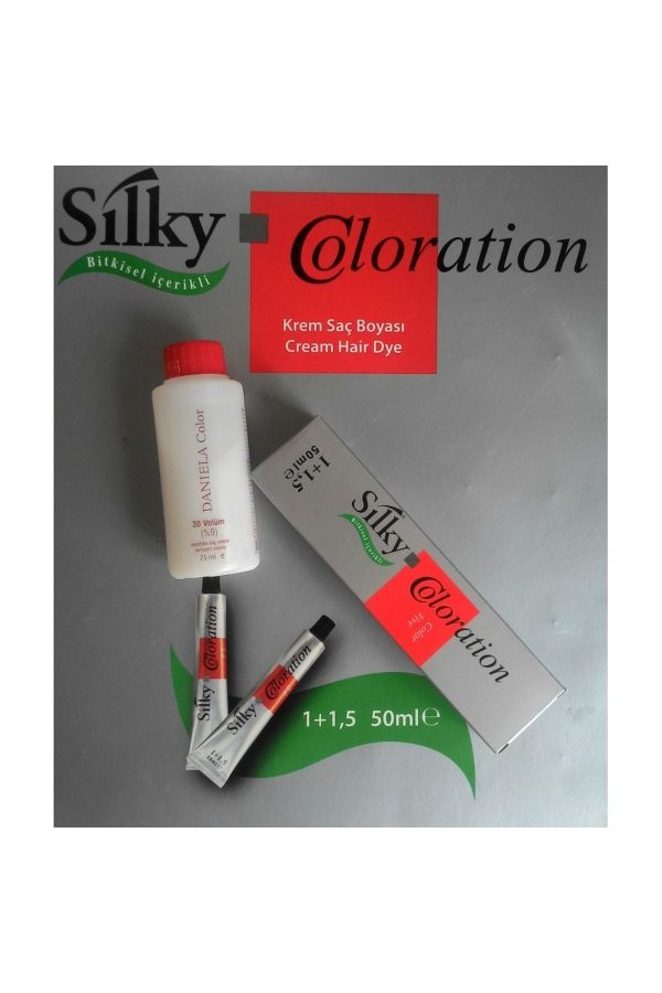 رنگ مو اورجینال برند Silky مدل Silky Bitkisel Içerikli Saç Boyası کد 80306803 - Image 3