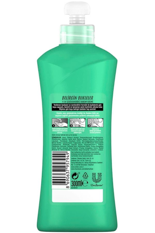 کرم مو اورجینال برند Elidor مدل 7/24 Belirgin Bukleler 300ml کد 283147566 - Image 3