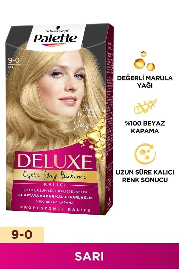 رنگ مو اورجینال برند Palette مدل Palette Deluxe 9-0 کد 168290766 - Image 3