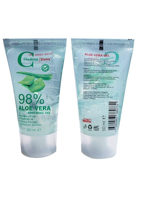 ماسک صورت اورجینال برند Claderm مدل Aloe Vera Jel 50Ml کد 345429056 - Image 3