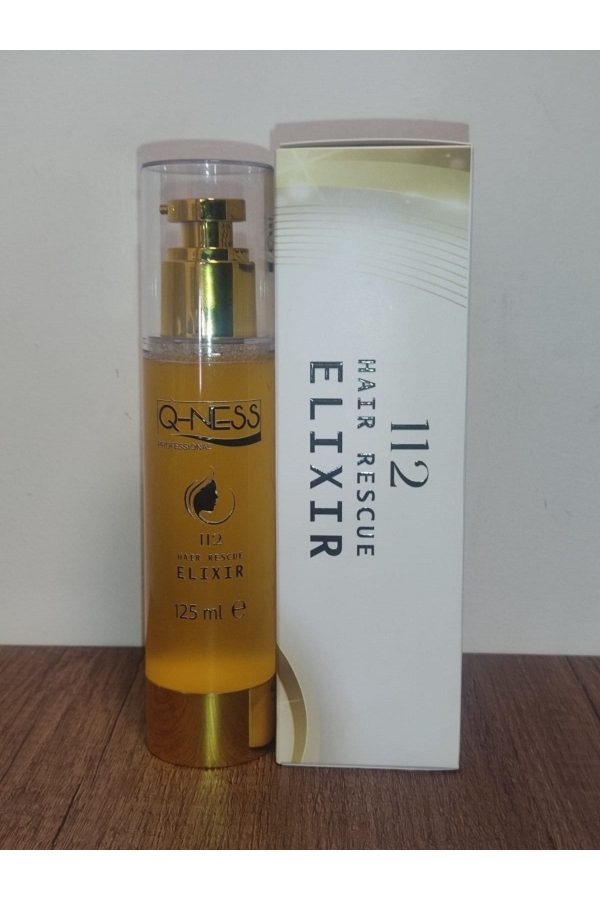 روغن و سرم مو اورجینال برند Q ness professional مدل 112 Hair Rescue Elixir کد 739065104 - Image 4