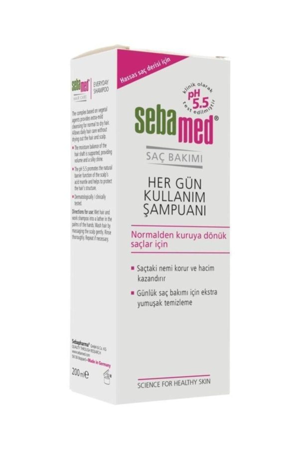 شامپو اورجینال برند Sebamed مدل Daily Care Shampoo 200 ml کد 409986839 - Image 7