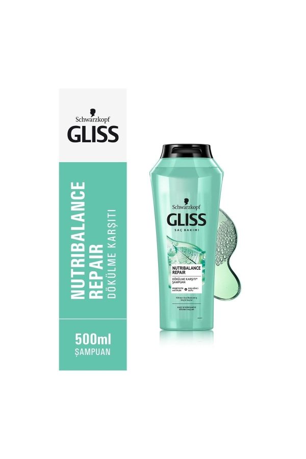 شامپو اورجینال برند Gliss مدل Nutribalance Repair Şampuan 500 ml کد 88813232 - Image 7