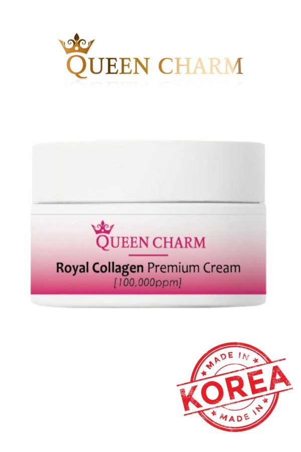 کرم صورت اورجینال برند Queen charm مدل Anti-Wrinkle Concentrated Collagen Premium Cream کد 767629270
