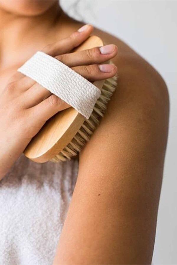 برس سلولیت اورجینال برند Obrigado مدل Natural Horsehair Cellulite Brush کد 823599628 - Image 3