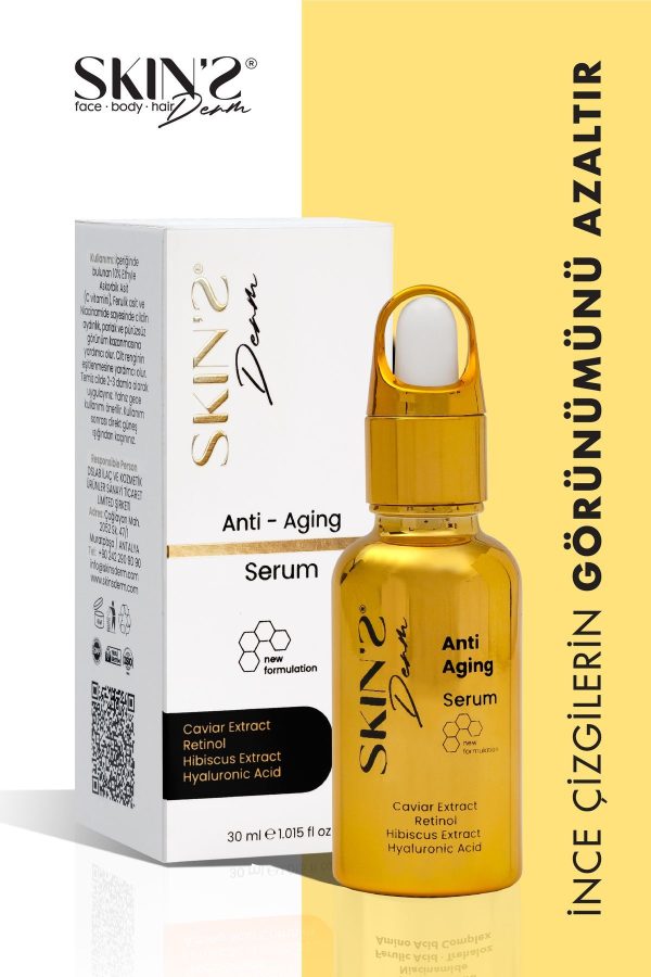 سرم پوست اورجینال برند Skins derm مدل Anti-aging serum کد 623378559