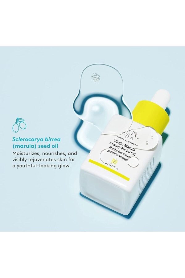 سرم پوست اورجینال برند Drunk elephant مدل VIRGIN MARULA LUXURY FACIAL OIL کد 825573725 - Image 2