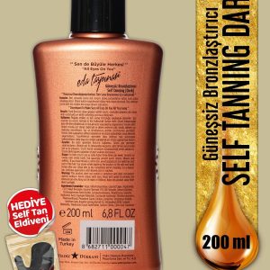 کرم برنز کننده اورجینال برند Eda taspinar مدل Dark Sunless Tanning Self Tanning کد 69614971