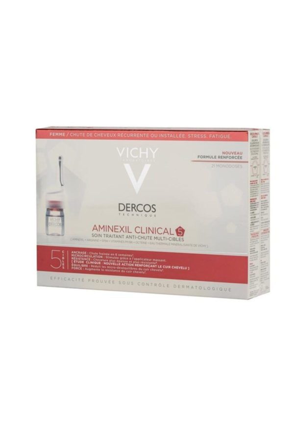 روغن و سرم مو اورجینال برند Vichy مدل Aminexil Clinical 5 Women 21x6ml کد 172892840