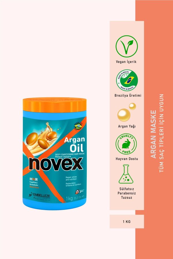 ماسک مو اورجینال برند Novex کد 641253287